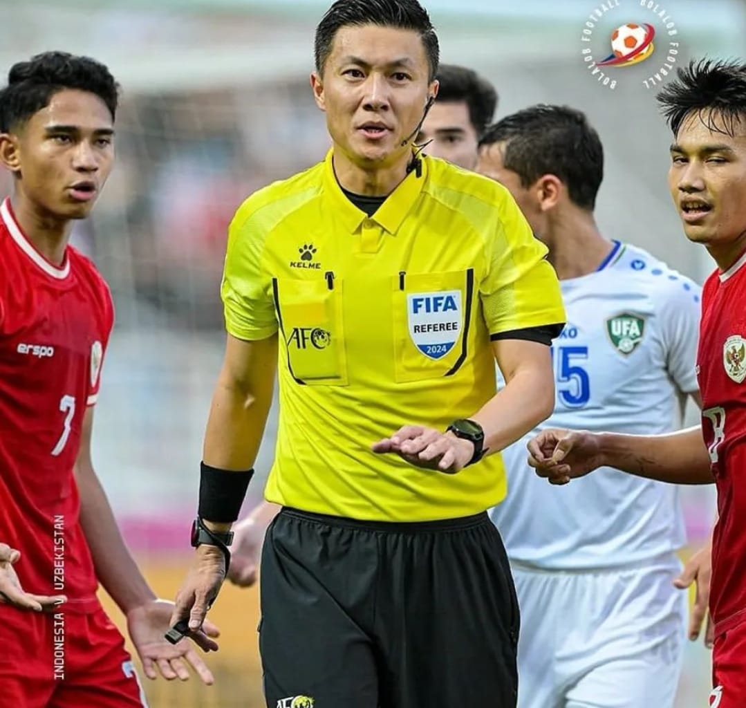 Shen Yin Hao, Wasit Asal China yang Merugikan Timnas Indonesia U-23