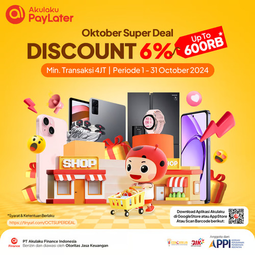 Oktober Super Deal: Pasti Untung dengan Akulaku Paylater!