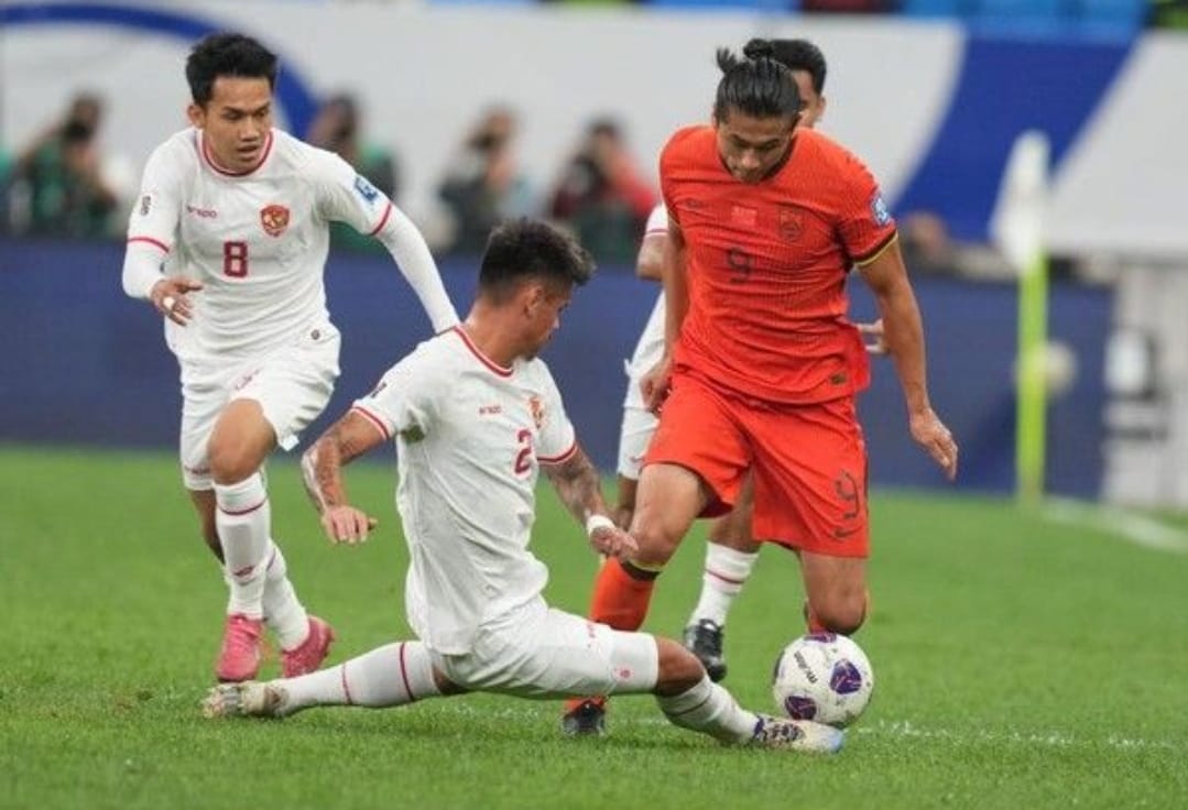 Head to Head Timnas Indonesia vs China di Kualifikasi Piala Dunia 2026