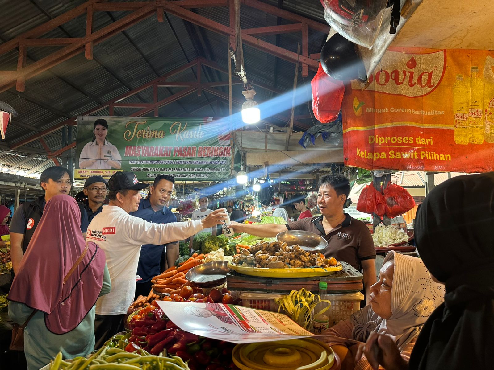 Blusukan, Norsan Gagas Renovasi Pasar Turi Singkawang