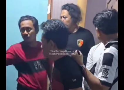 Tak Sampai 24 Jam, Polisi Amankan Pelaku Curanmor di Tanray 1 Pontianak