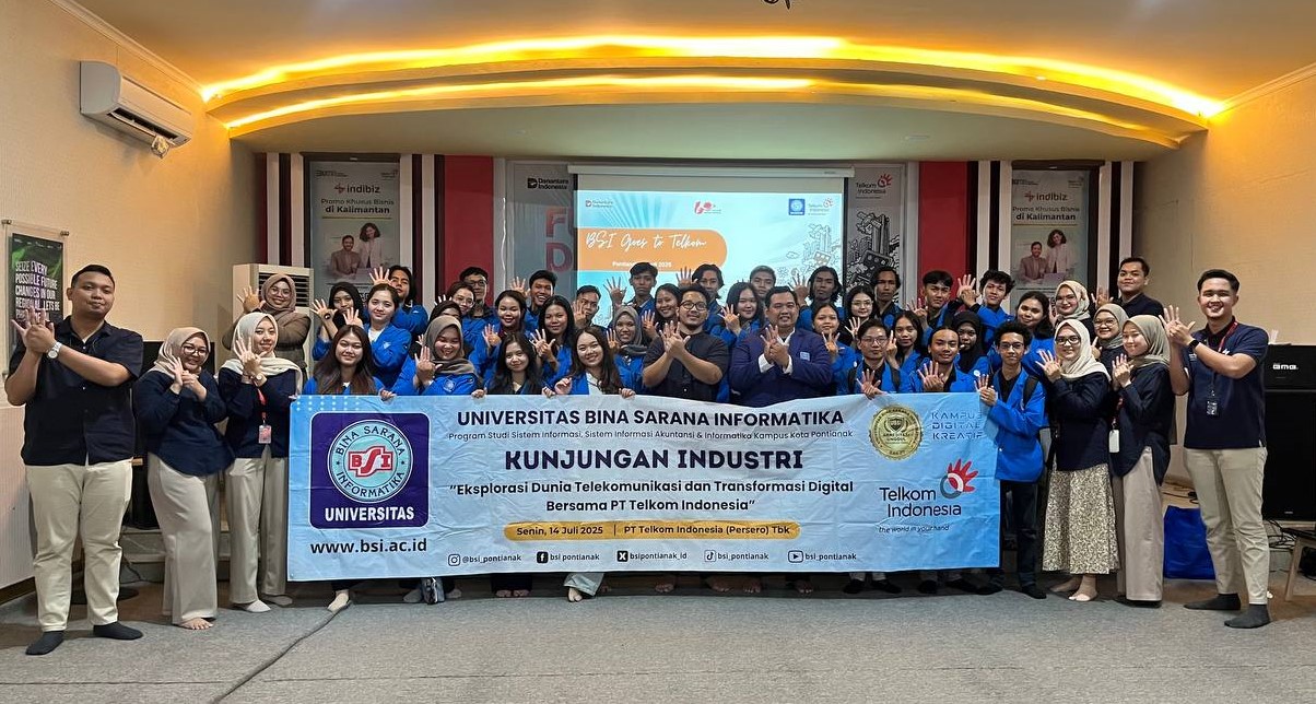 Telkom Kalbar Dorong Pemahaman Big Data di Kalangan Mahasiswa Bina Sarana Informatika