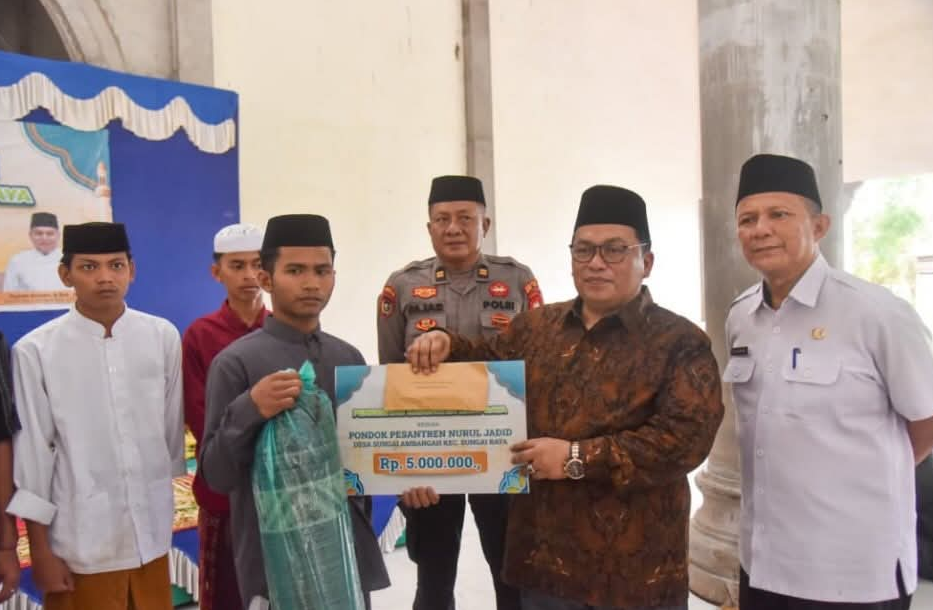 Wakil Bupati Kubu Raya Soroti Pembangunan Masjid Ponpes Nurul Jadid Ambangah