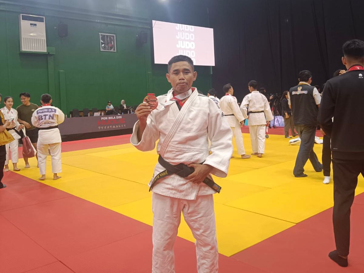 Atlet Judo Pontianak Sumbang Medali Perunggu Perdana untuk Kalbar di PON XXI