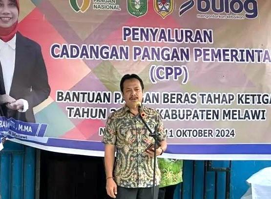 Pemkab Melawi Telah Salurkan 1 Juta Kg Beras Cadangan Pangan Pemerintah 