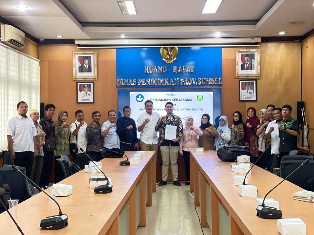 Perjanjian Kerjasama Dinas Pendidikan Sumatera Selatan dengan Gamelab