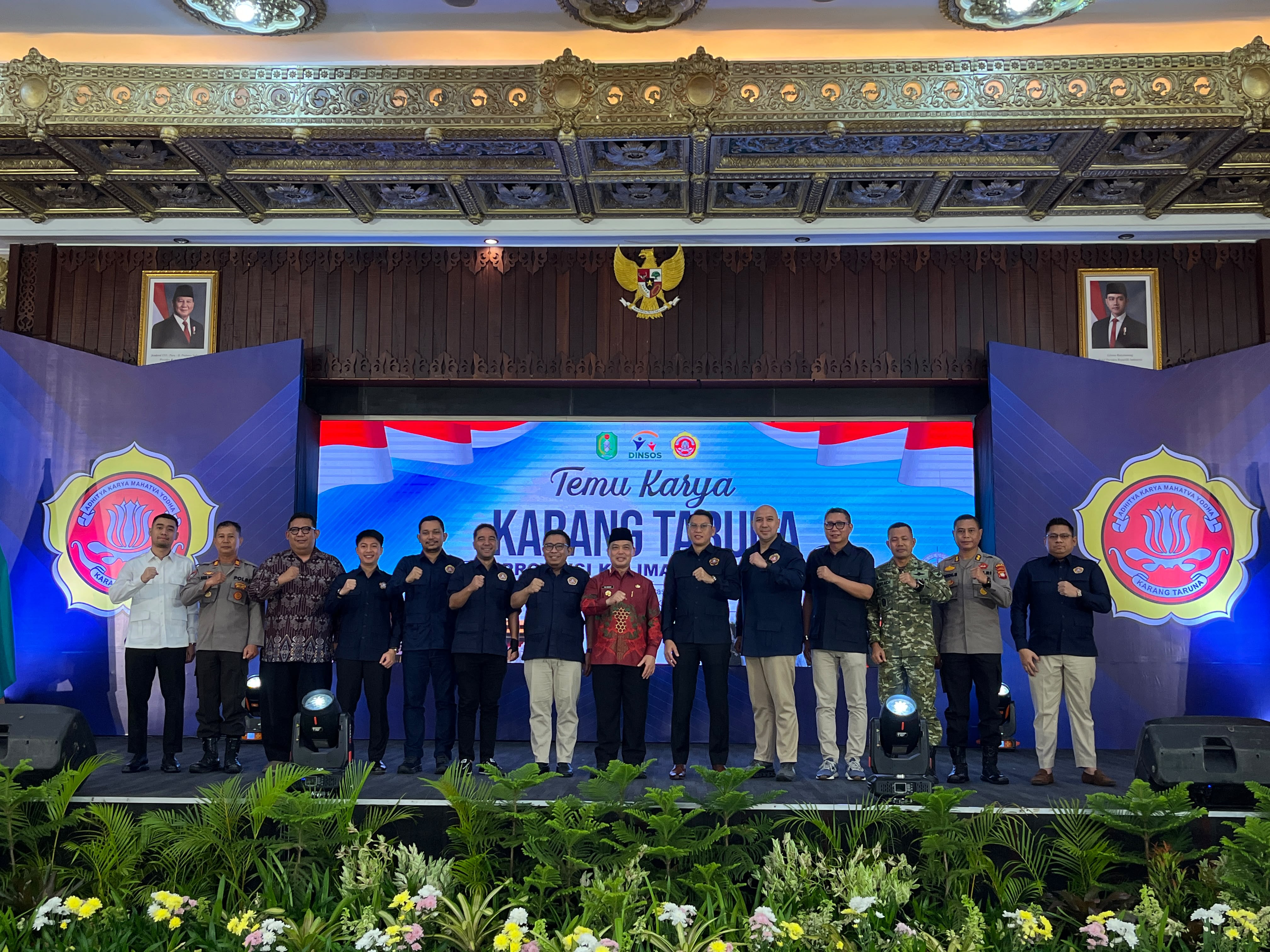 Gubernur Ria Norsan Buka Temu Karya Karang Taruna Kalbar, Dorong Kepengurusan Solid