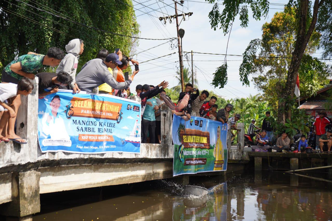 Lomba Mancing Lele di Sungai Jawi, Wali Kota Pontianak Gaungkan Semangat Cinta Parit Bersih