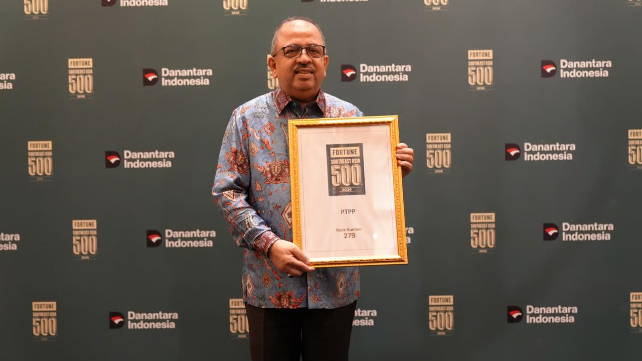 PTPP Kembali Diakui dalam Fortune Southeast Asia 500 Tahun 2026, Tegaskan Daya Saing dan Ketahanan Bisnis