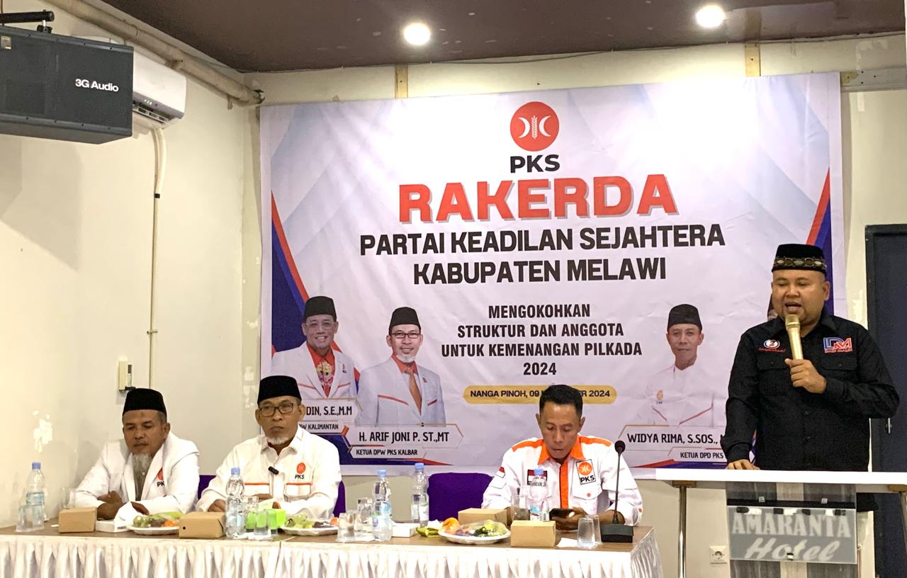 Hasil Rakerda DPD PKS Melawi 2024: Menangkan Pasangan Dadi-Malin Sampai ke Pelosok Desa!