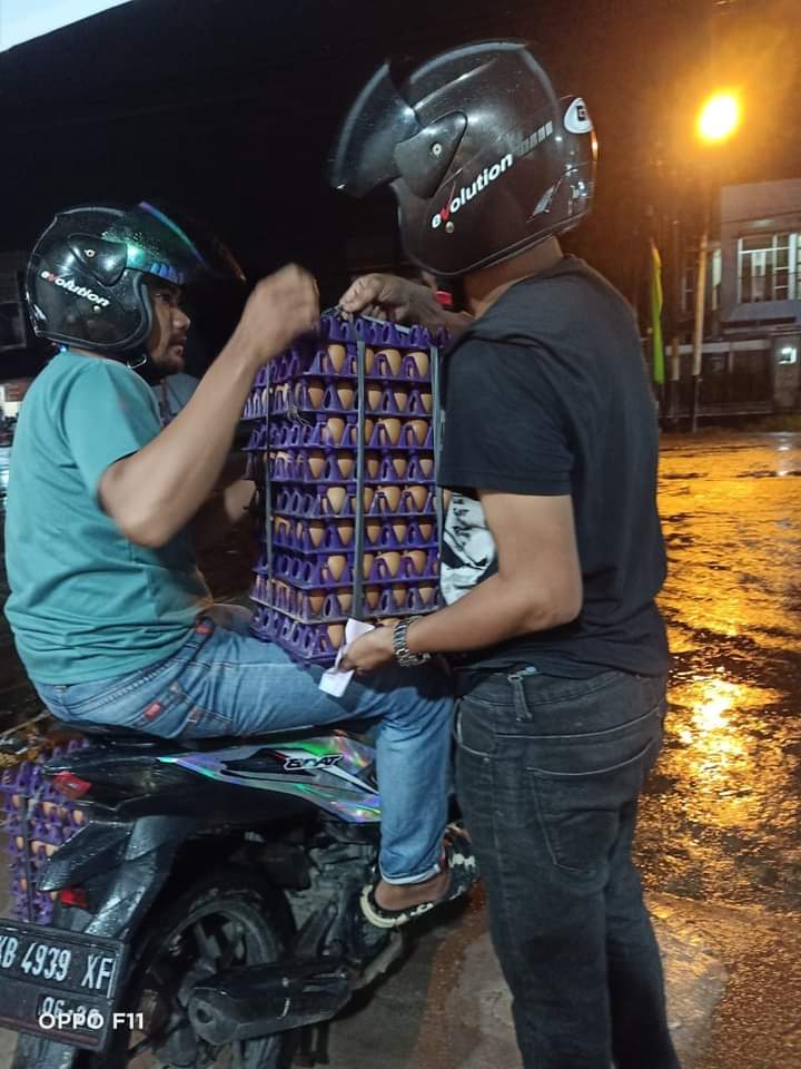 Baru Buka Usaha, Penjual Telur di Pontianak Tertipu Pemilik TV Rusak.