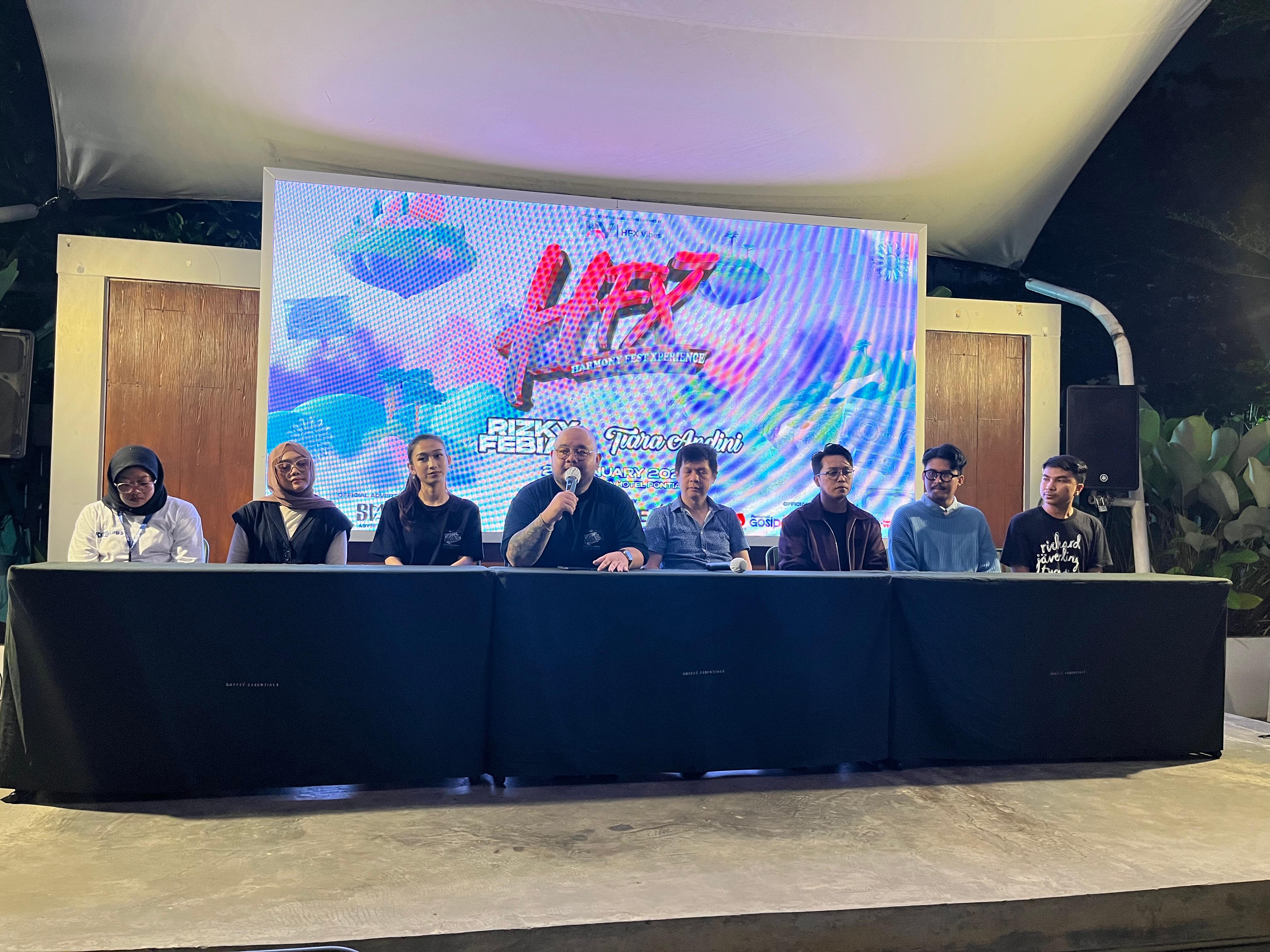 Rizky Febian dan Tiara Andini Akan Guncang Pontianak, Harmony Fest Xperience Bocorkan Mekanisme Presale