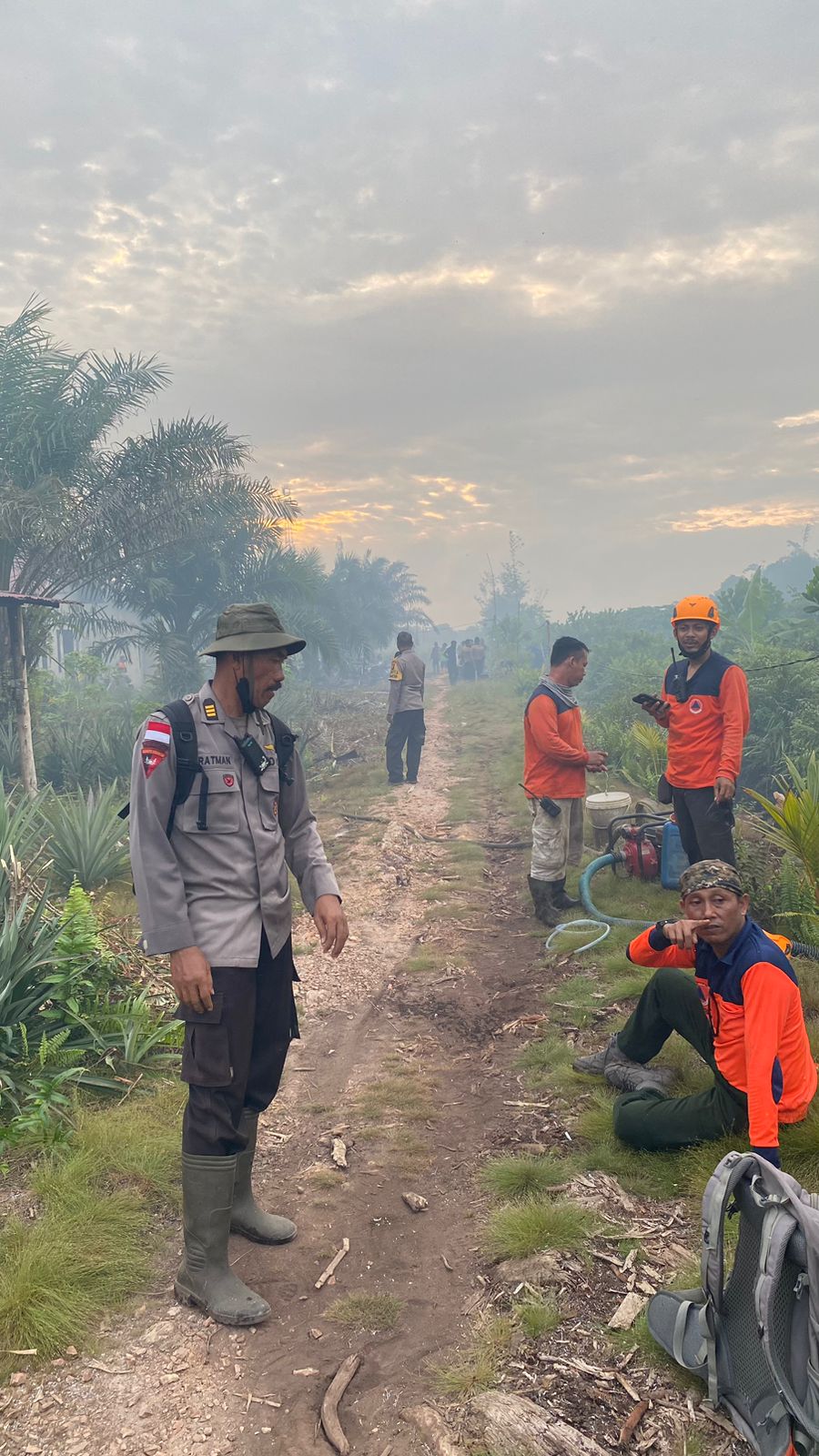 Karhutla Landa Desa Rasau Jaya Umum Kubu Raya, 10 Hektar Lahan Hangus