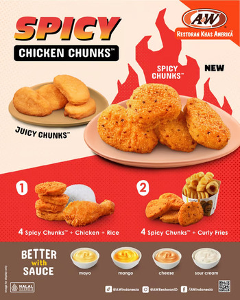 Strategi A&W Indonesia hadirkan Spicy Chicken Chunks™ di bulan Ramadan 2025