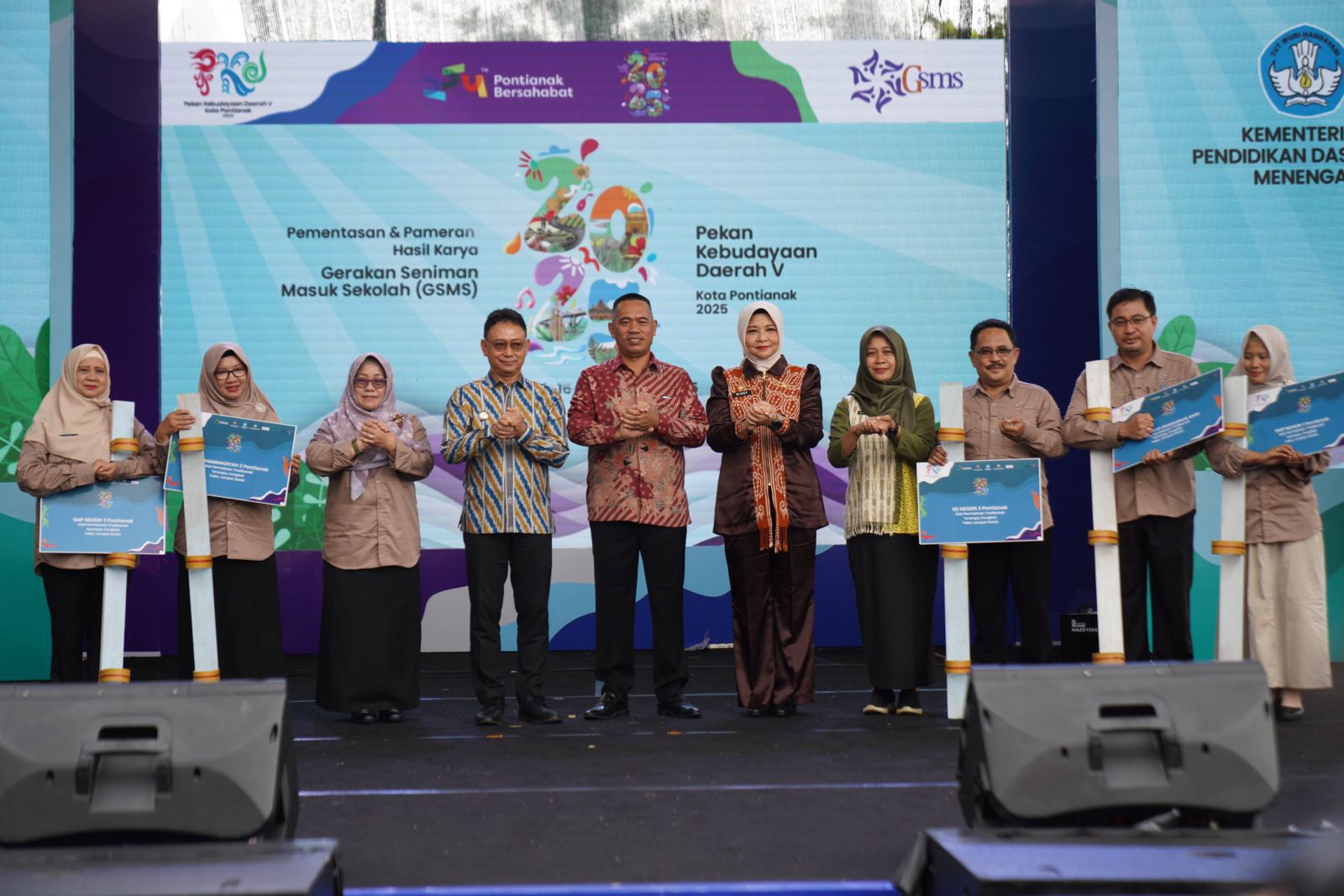 Seniman Masuk Sekolah 2025, Pemkot Pontianak Dorong Kreativitas dan Karakter Pelajar