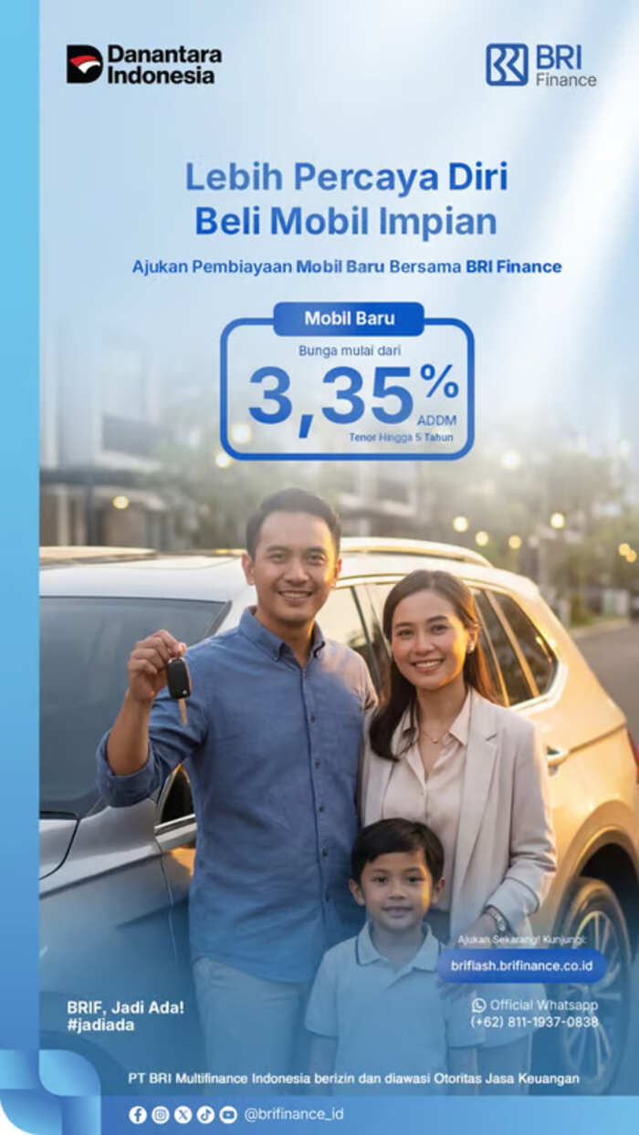 Lebih Percaya Diri Pasca Lebaran, BRI Finance Dukung Kepemilikan Mobil ...