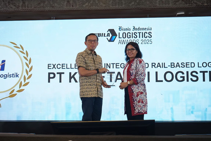 KAI Logistik Raih Penghargaan “Excellence in Integrated Rail-Based Logistics Solutions” di BILA 2025