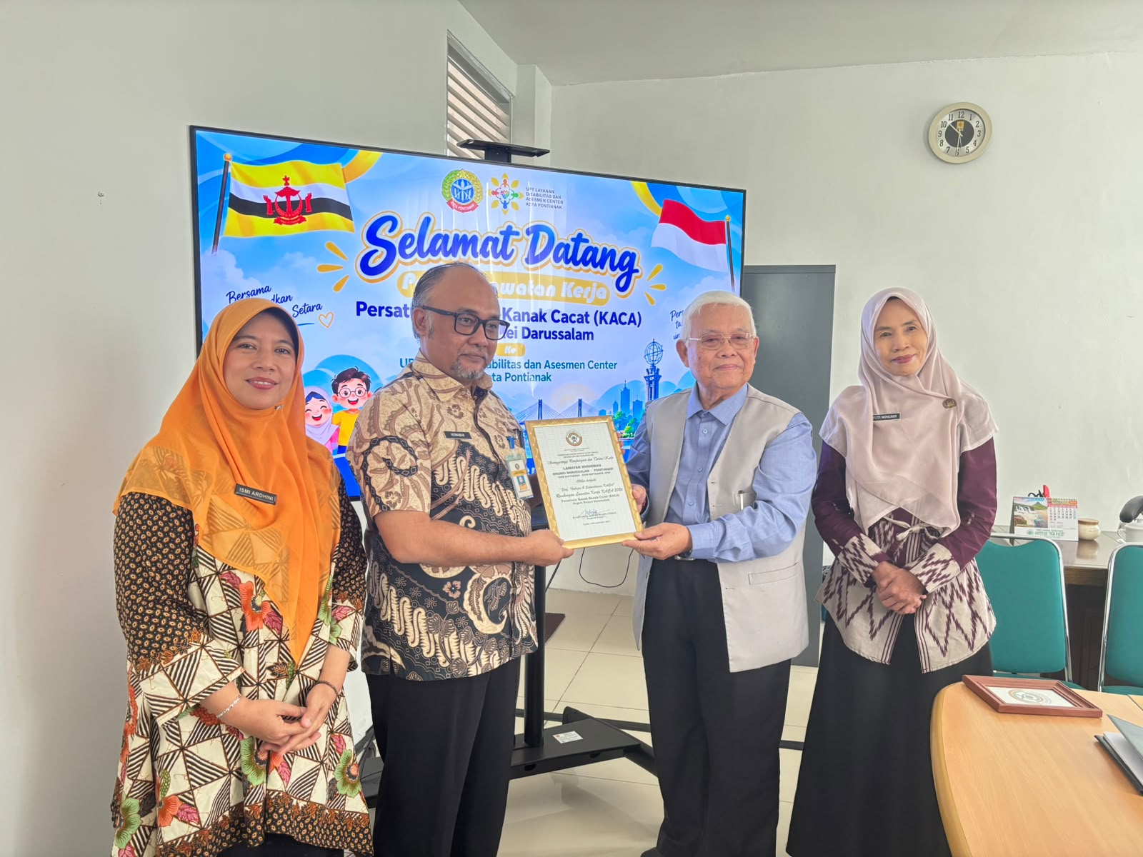 KACA Brunei Darussalam Kunjungi LDAC Pontianak, Pelajari Layanan Disabilitas dan Pendidikan Inklusif