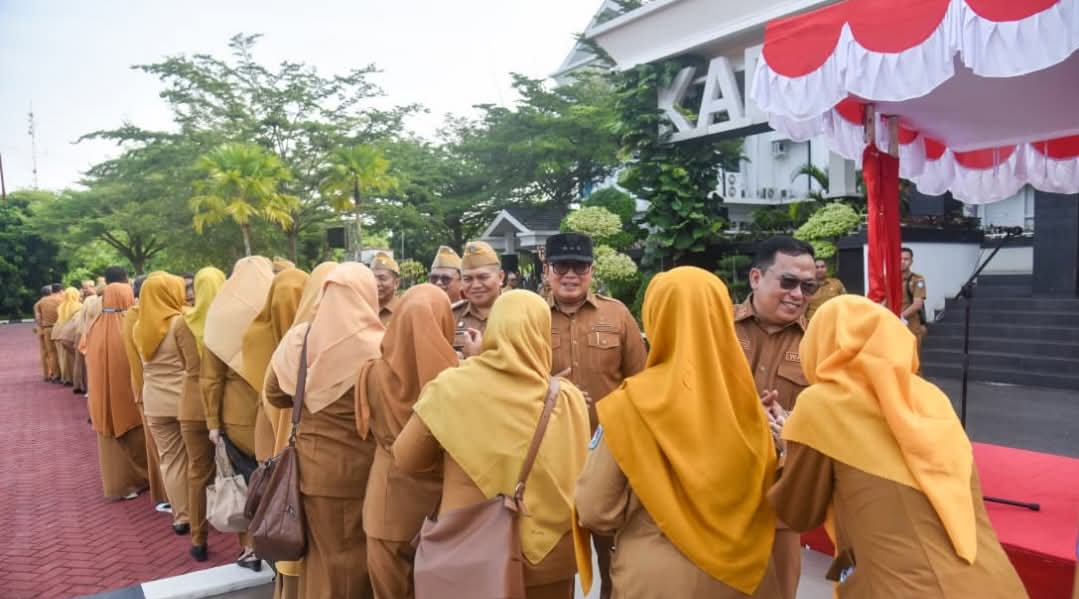 Perkuat Sinergi ASN, Pemkab Kubu Raya Gelar Apel Pagi dan Halal Bihalal