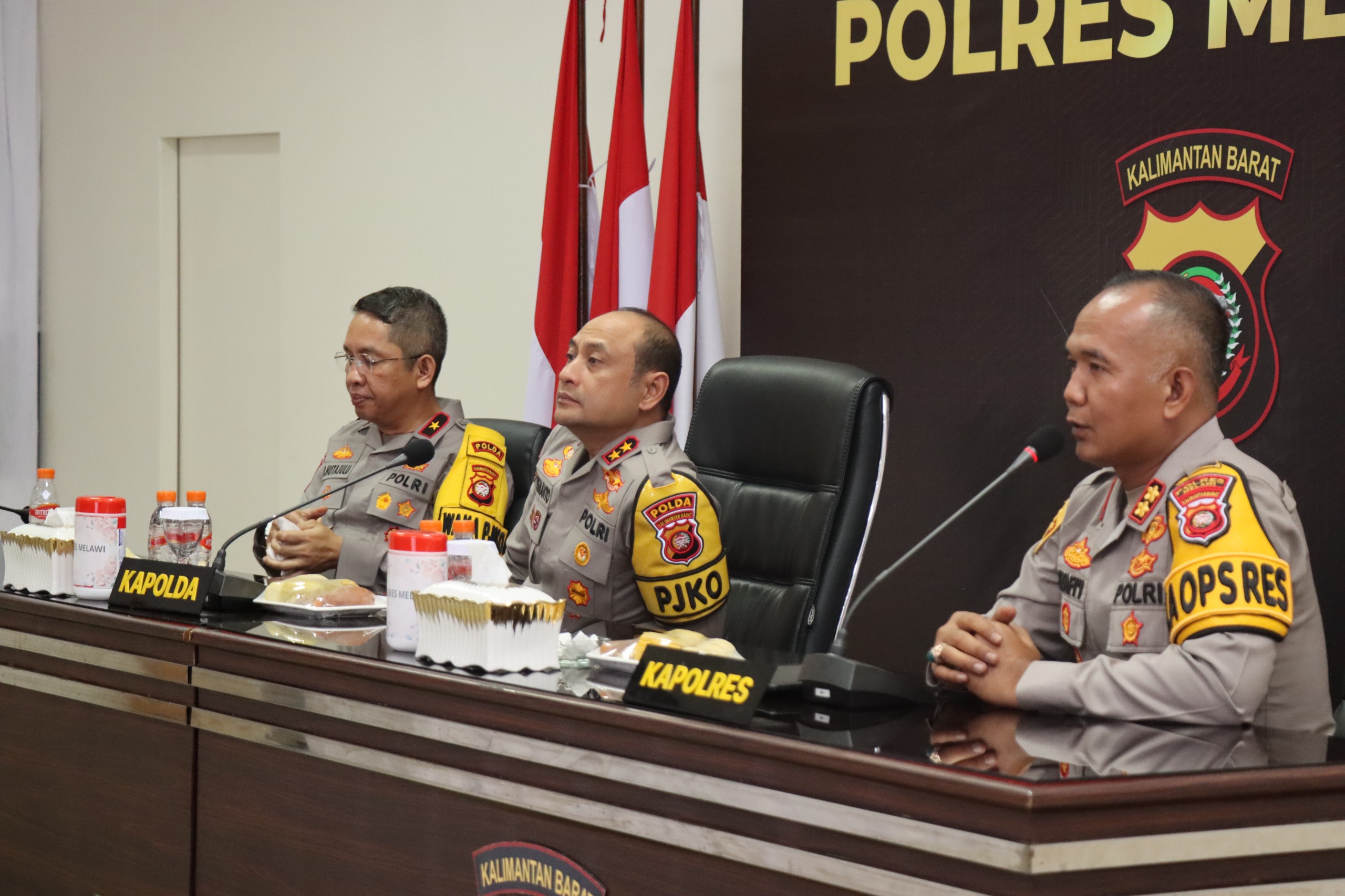 Dukung Program Ketahanan Pangan, Polres Melawi Kelola Lahan Dua Setengah Hektar