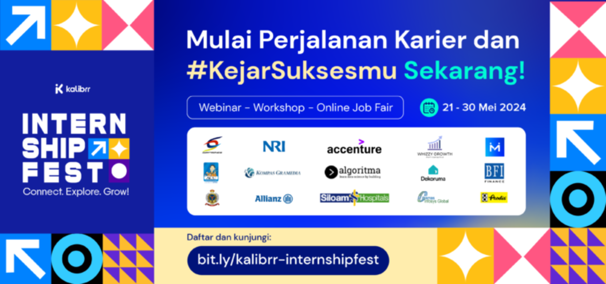 Kalibrr Gelar Job Fair Online, Ekslusif untuk Lowongan Magang, Mahasiswa dan Fresh Graduate di Seluruh Indones