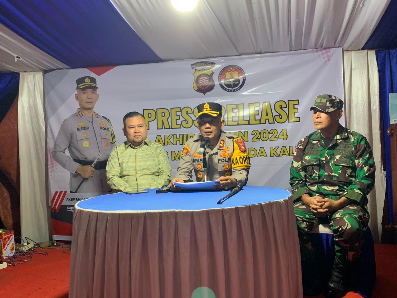 Polres Melawi Gelar Press Release Terkait Keberhasilan Pengungkapan Kasus dan Keamanan Wilayah di Tahun 2024