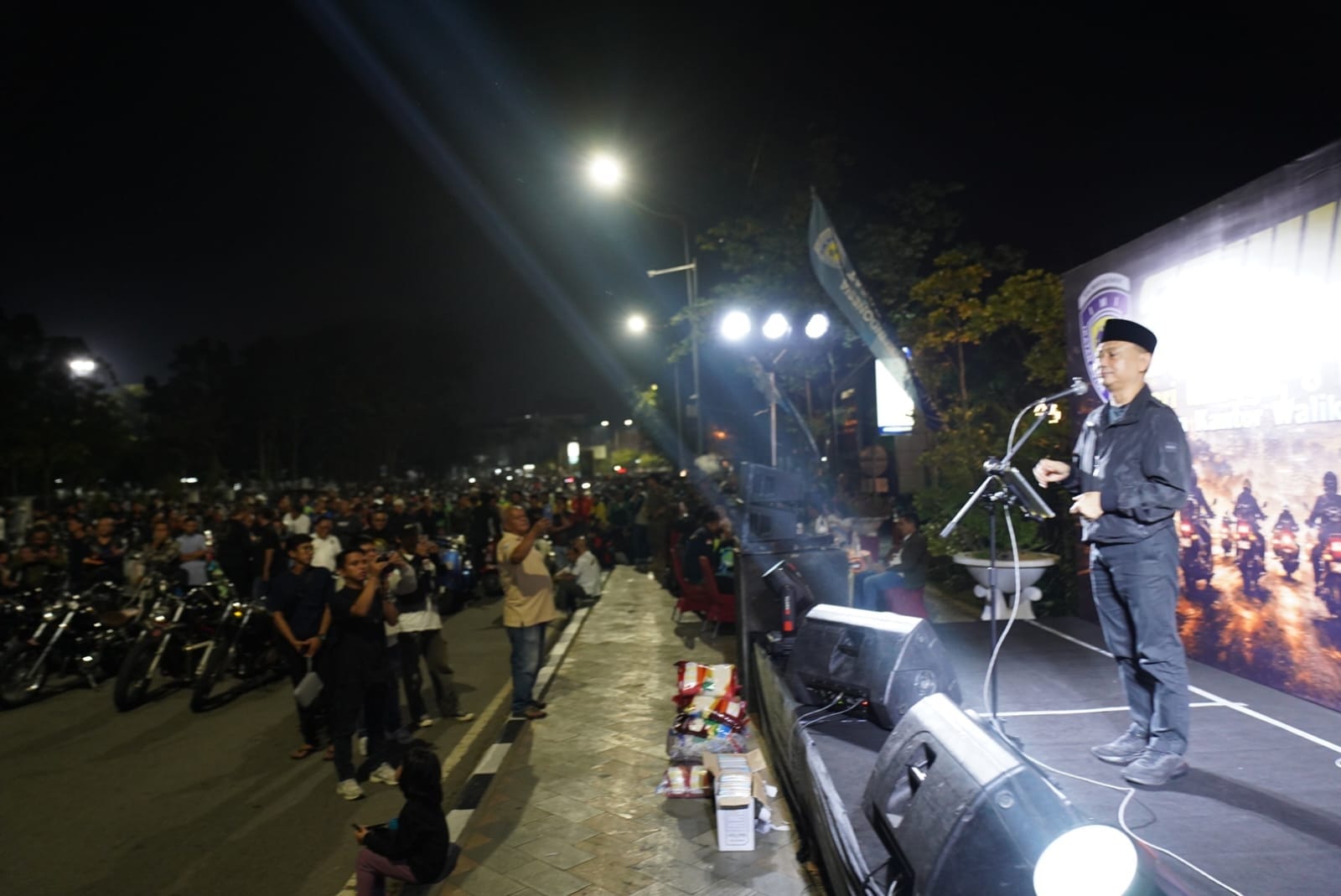 Ribuan Bikers Ikuti Sahur On The Road IMI Kalbar di Pontianak