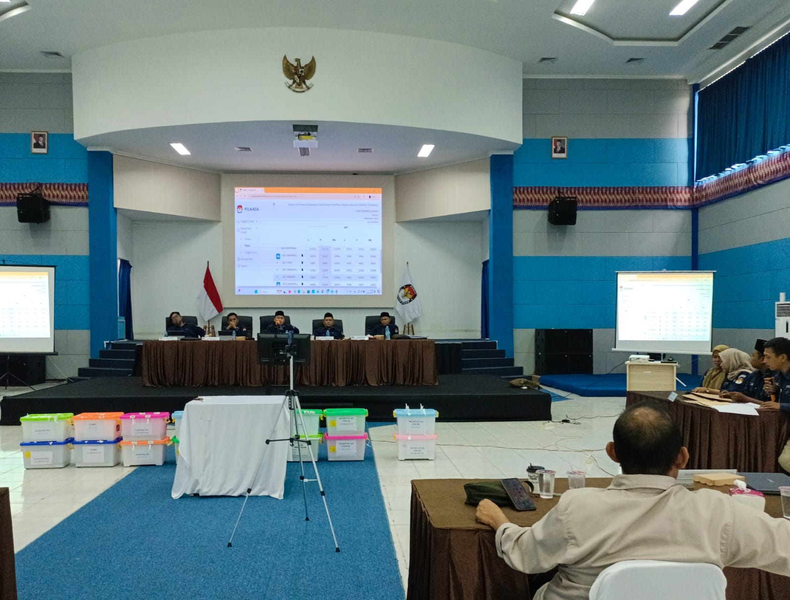 KPU Mempawah Gelar Rapat Pleno Rekapitulasi Penghitungan Perolehan Suara Pilkada 2024