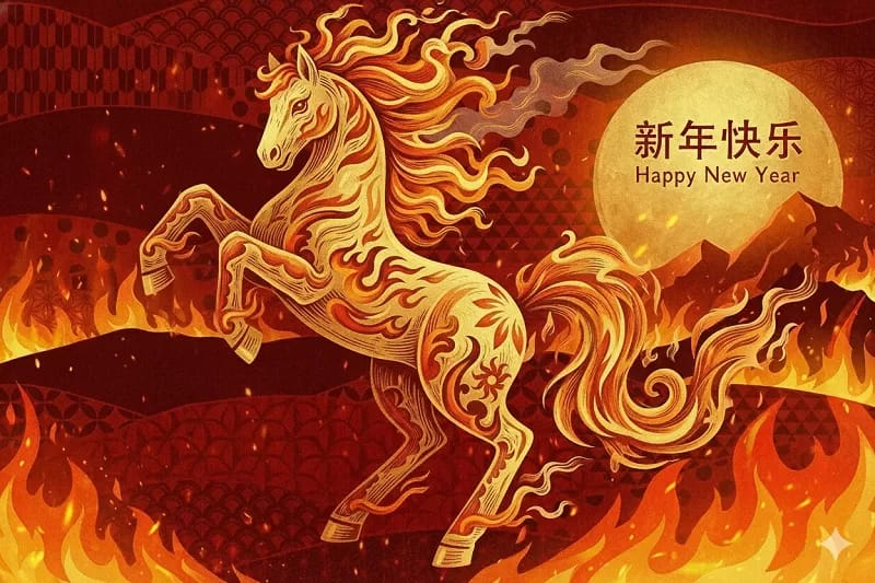 Imlek 2026 Jatuh 17 Februari, Ini Makna Tahun Kuda Api dalam Budaya Tionghoa