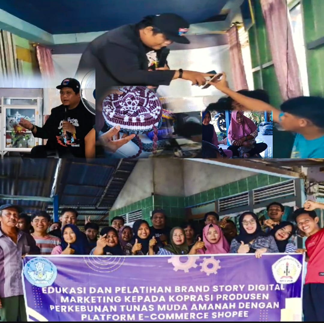 Edukasi dan Pelatihan Brand Story Digital Marketing Kekinian di Desa Penibung Mempawah 