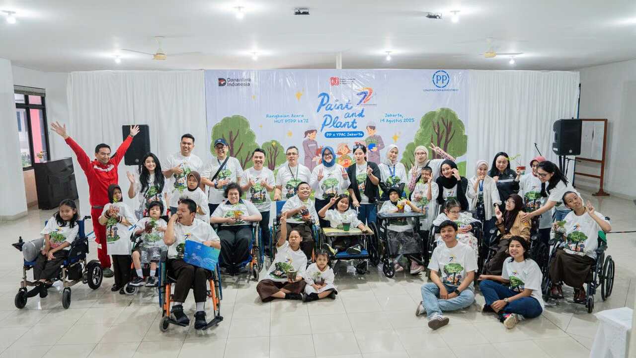 PTPP Gelar Program CSR “Paint & Plant” Bersama YPAC Jakarta: Peduli Lingkungan & Dukung Pendidikan Inklusif