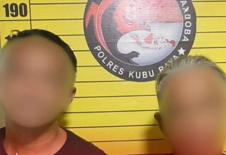 Gara-Gara Judi Online, Dua Pengedar Narkoba di Kubu Raya Ditangkap Polisi di Desa Kuala Dua.