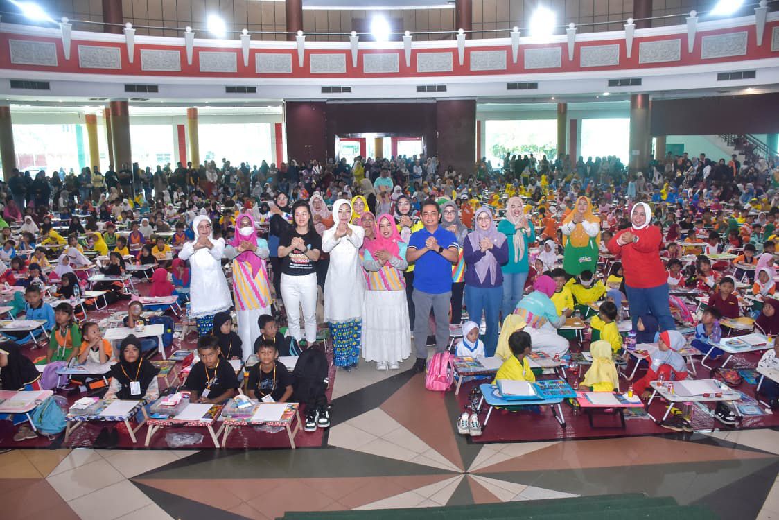 Lomba Mewarnai Meriahkan Hari Jadi ke-254 Pontianak, TP-PKK dan Moorlife Dorong Kreativitas Anak