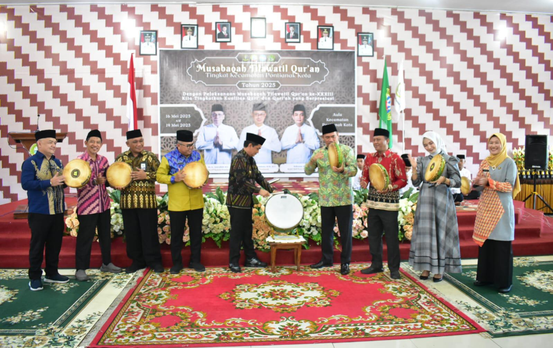 Wakil Wali Kota Bahasan Resmikan MTQ ke-33 Kecamatan Pontianak Kota