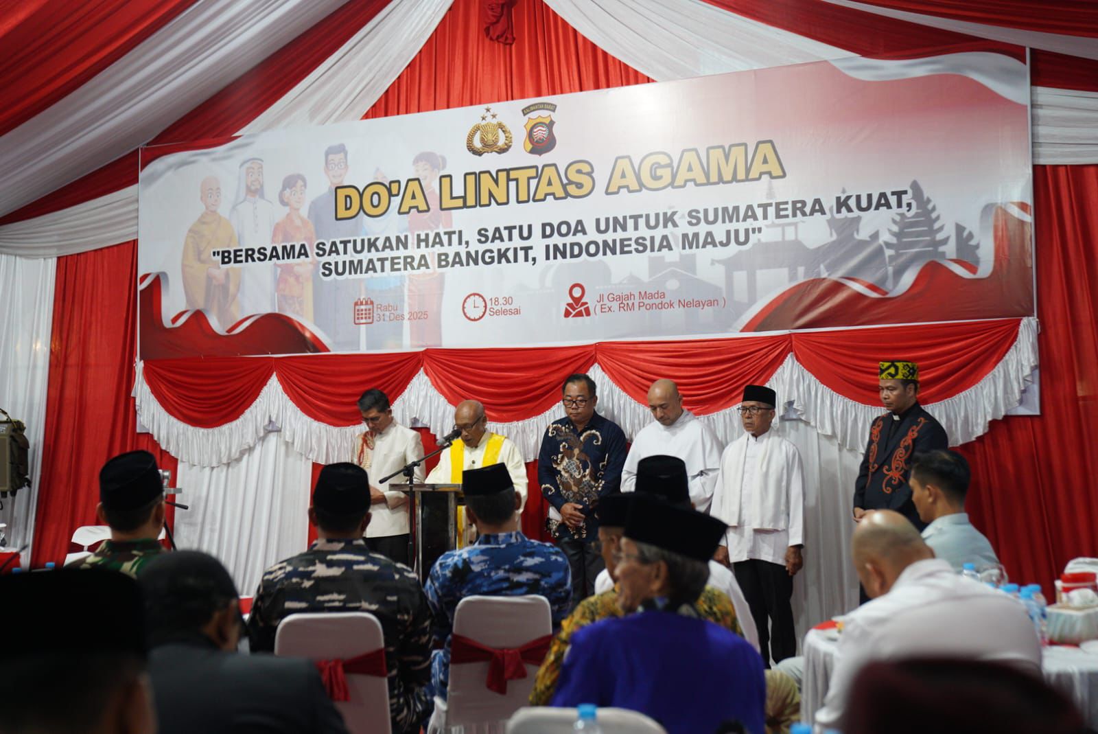 Tanpa Kembang Api, Pontianak Sambut Tahun Baru 2026 dengan Doa Lintas Agama