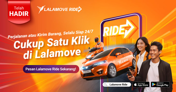 Lalamove Luncurkan Layanan Antar Penumpang: Lalamove Ride, Cukup Satu Klik di Lalamove