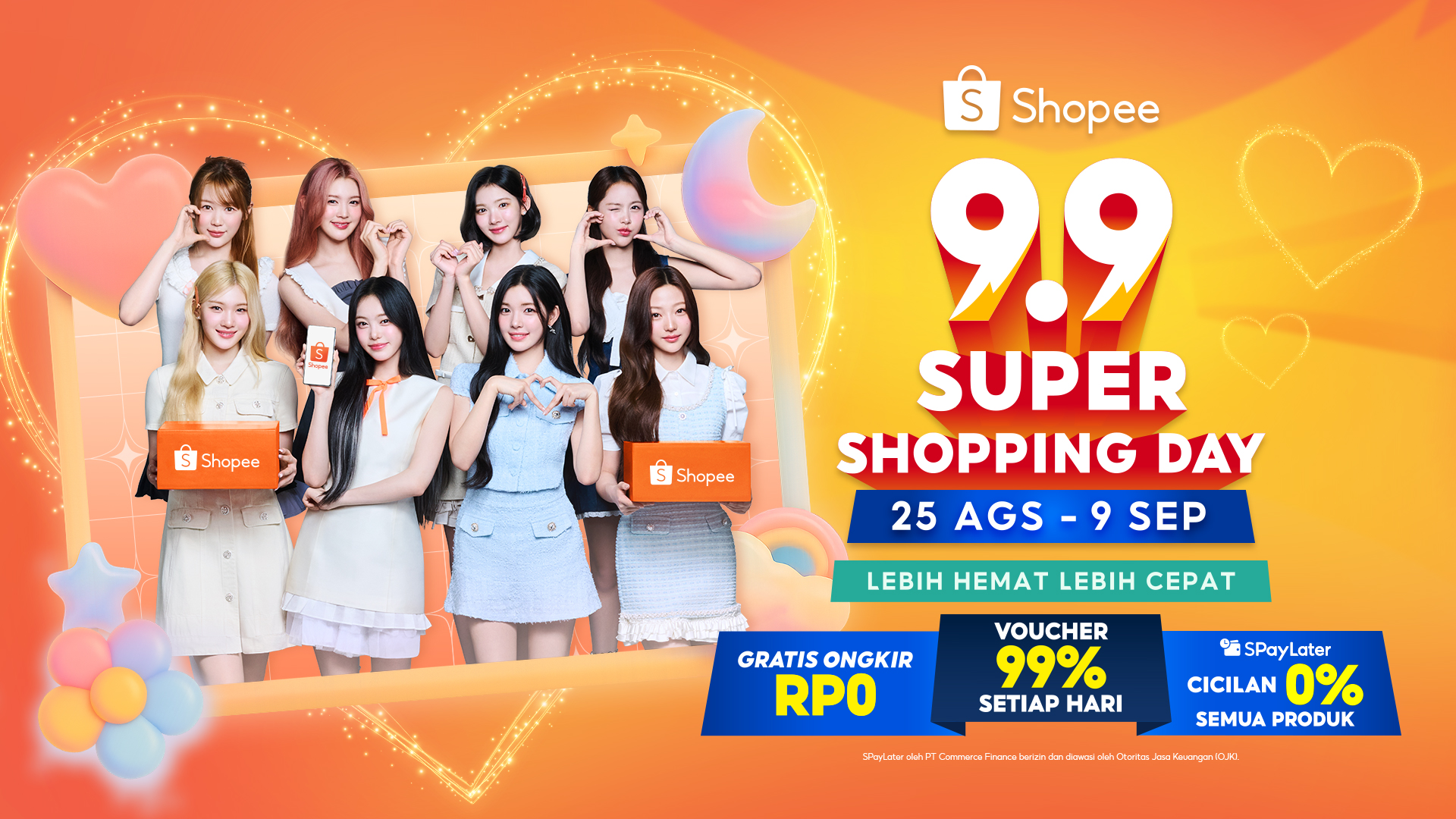 Visual Cantik + Lirik Indonesia: Hearts2Hearts Hidupkan Iklan Shopee 9.9 Super Shopping Day, Curi Perhatian