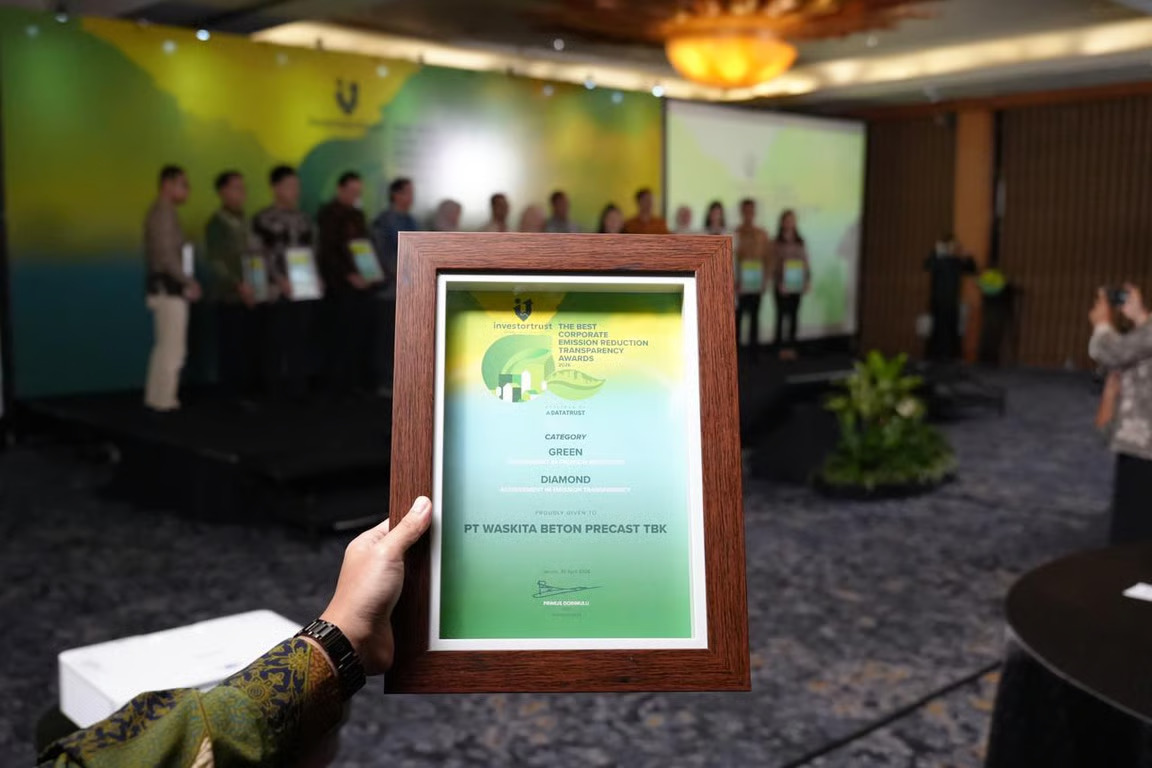 Konsisten Jalankan Praktik Keberlanjutan, WSBP Raih Penghargaan 