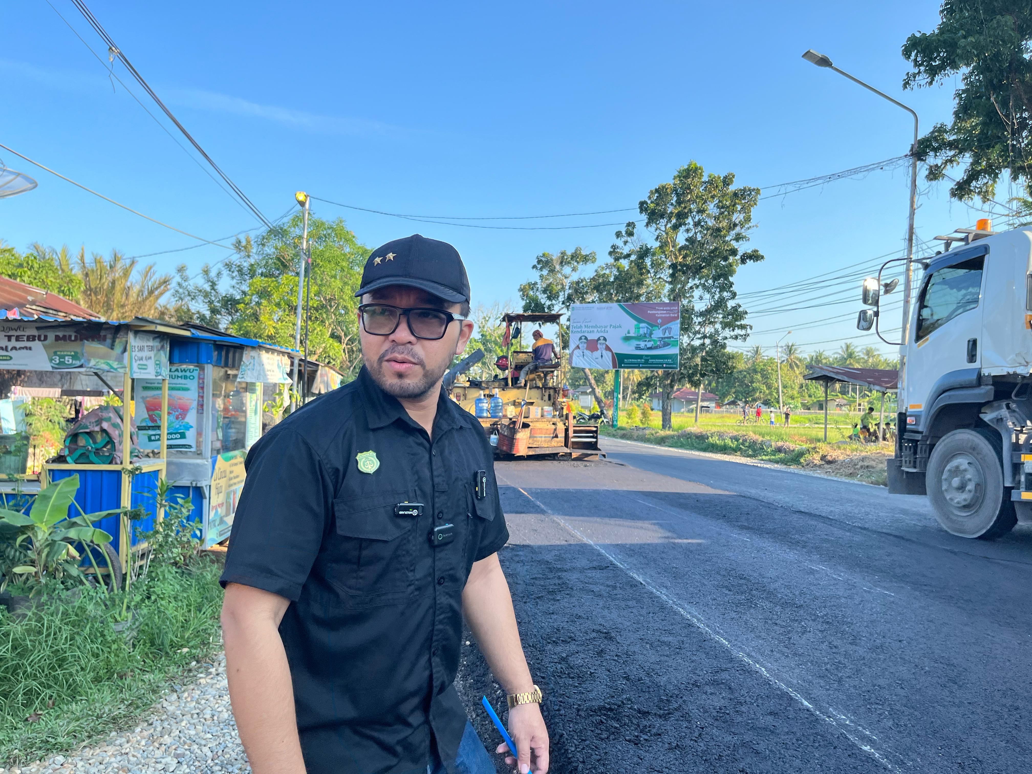 Pekerjaan Jalan di Mempawah Kembali Dilanjutkan, LI BAPAN Kalbar Sampaikan Apresiasi