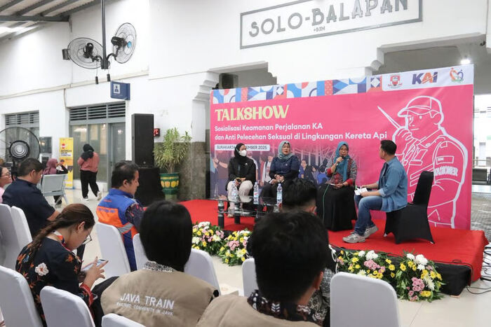 KAI Daop 6 Gandeng Komunitas Semboyan Satoe Community Gelar Sosialisasi Keamanan Perjalanan dan Anti Pelecehan