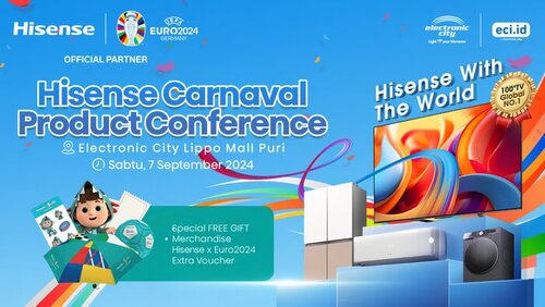 Anniversary ke-55 Tahun, Hisense Hadirkan Hisense Carnaval: Product Conference