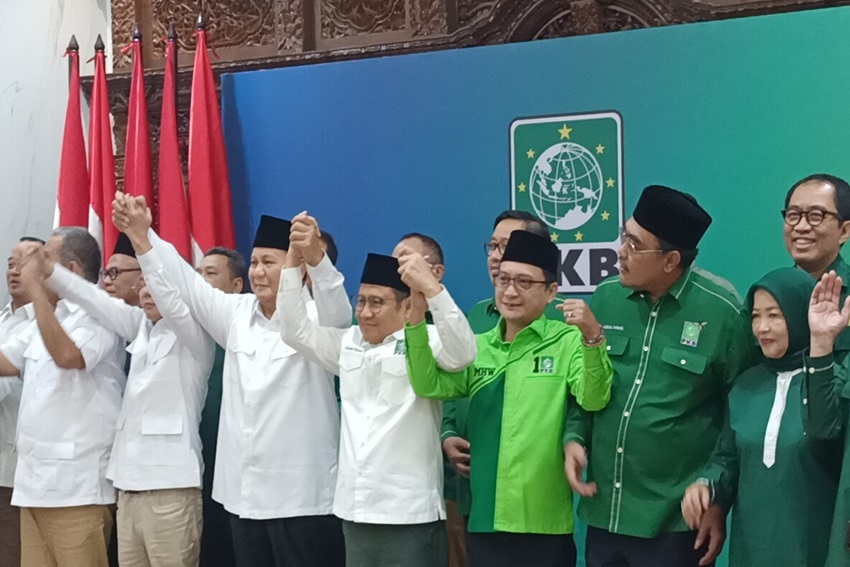 Cak Imin nyatakan akan bekerjasama dengan Prabowo Subianto di Pemerintahan berikutnya, tanda koalisi ?