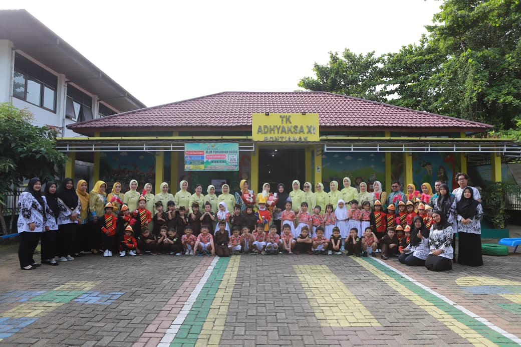 Kunjungi TK Adhyaksa XI, Bunda PAUD Pontianak Dorong Pendidikan Ramah Anak