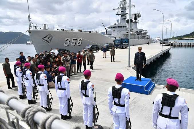 Ekspansi Tiongkok di LCS kembali Berulah, Filipina bantu Kapal RI di Natuna Menembakkan Meriam di Zona Batas