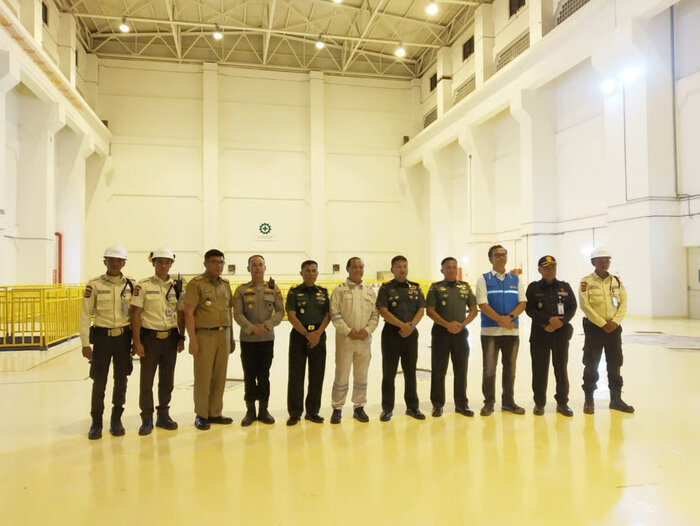 Dantem 062 Tarumanagara Perkuat Pengamanan Obvitnas PLTA Jatigede