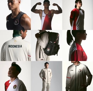 Didesain Anak Prabowo, Ini Dia Tampilan Jersey Untuk Atlet Indonesia di Olimpiade 2024