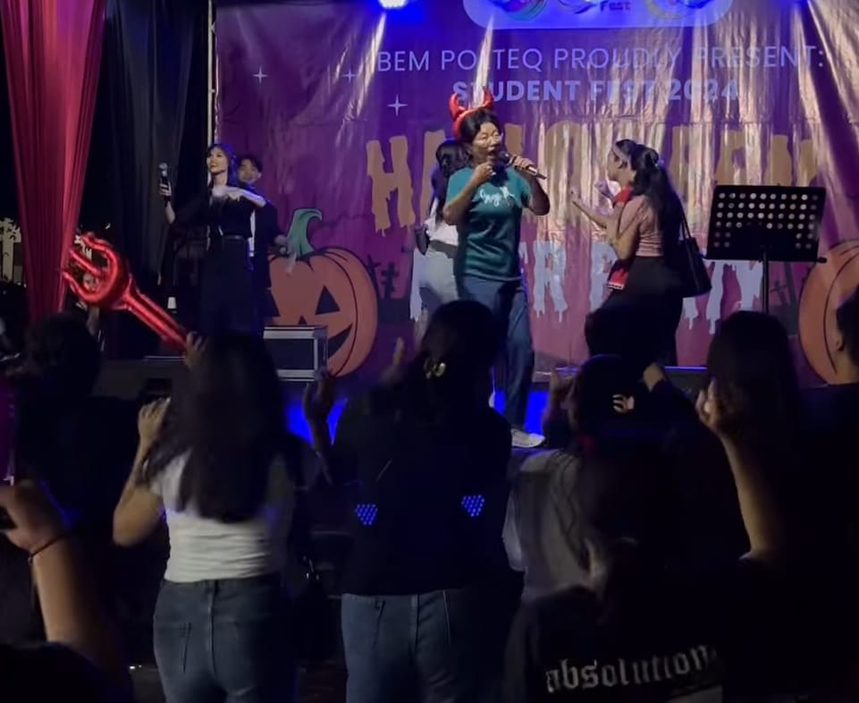 Gelar Pentas Seni Bertema Halloween After Party, BEM POLTEQ Pontianak Asah Kreativitas Mahasiswa