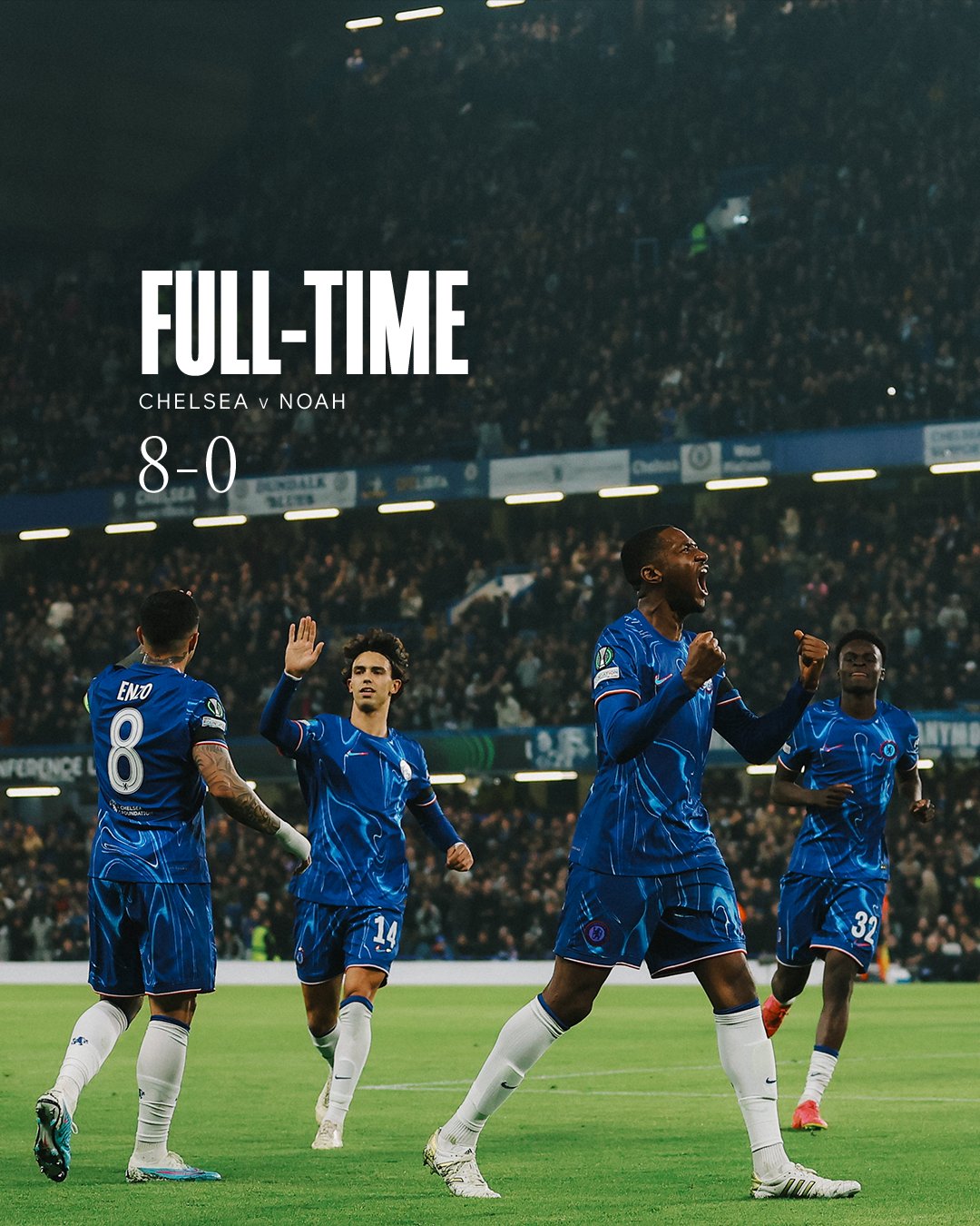 Chelsea Kalahkan Noah 8-0, The Blues Puncaki Klasemen Europa Conference League dengan Sempurna