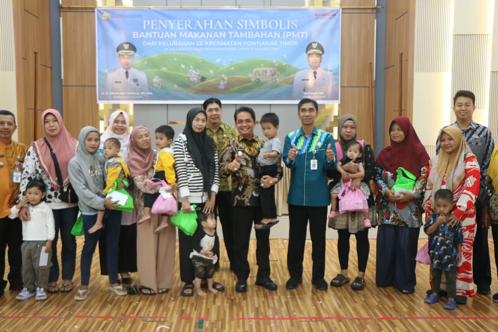 70 Balita di Pontianak Timur Terima Pemberian Makanan Tambahan dari Pemkot