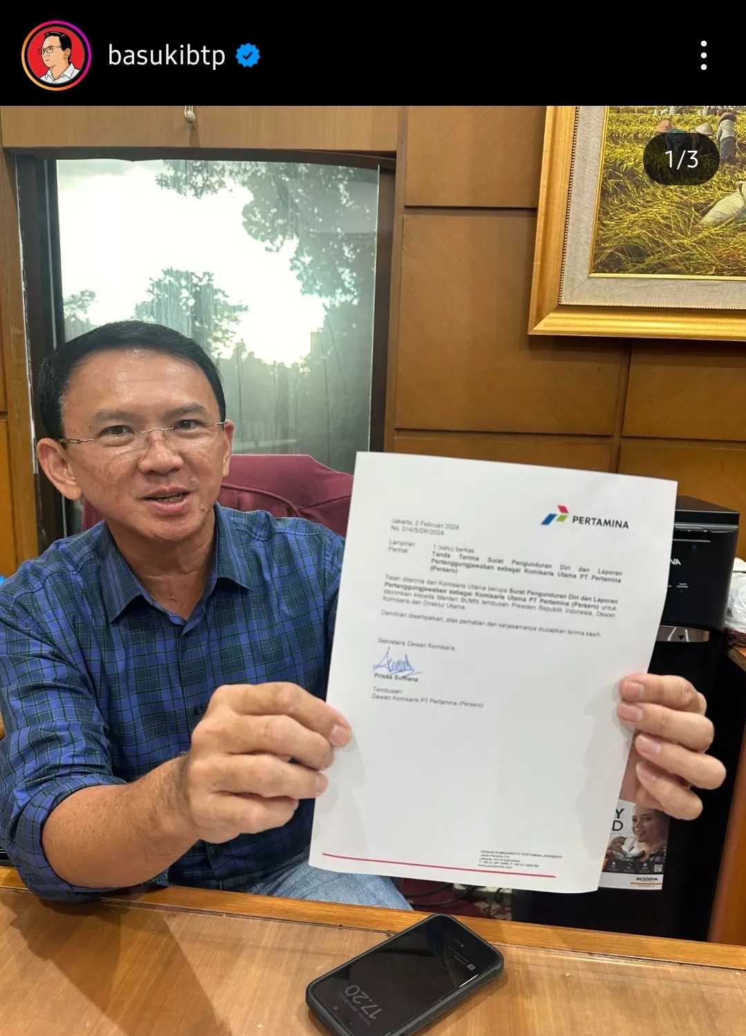 Ahok Mundur Dari Komisaris BUMN Karena Kampanye, Yang Lain?